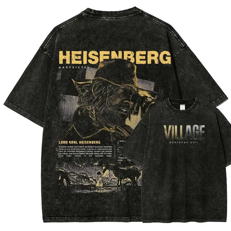 Retro Gaming T Shirt - Oyun Resident Evil Karl Heisenberg Baskılı