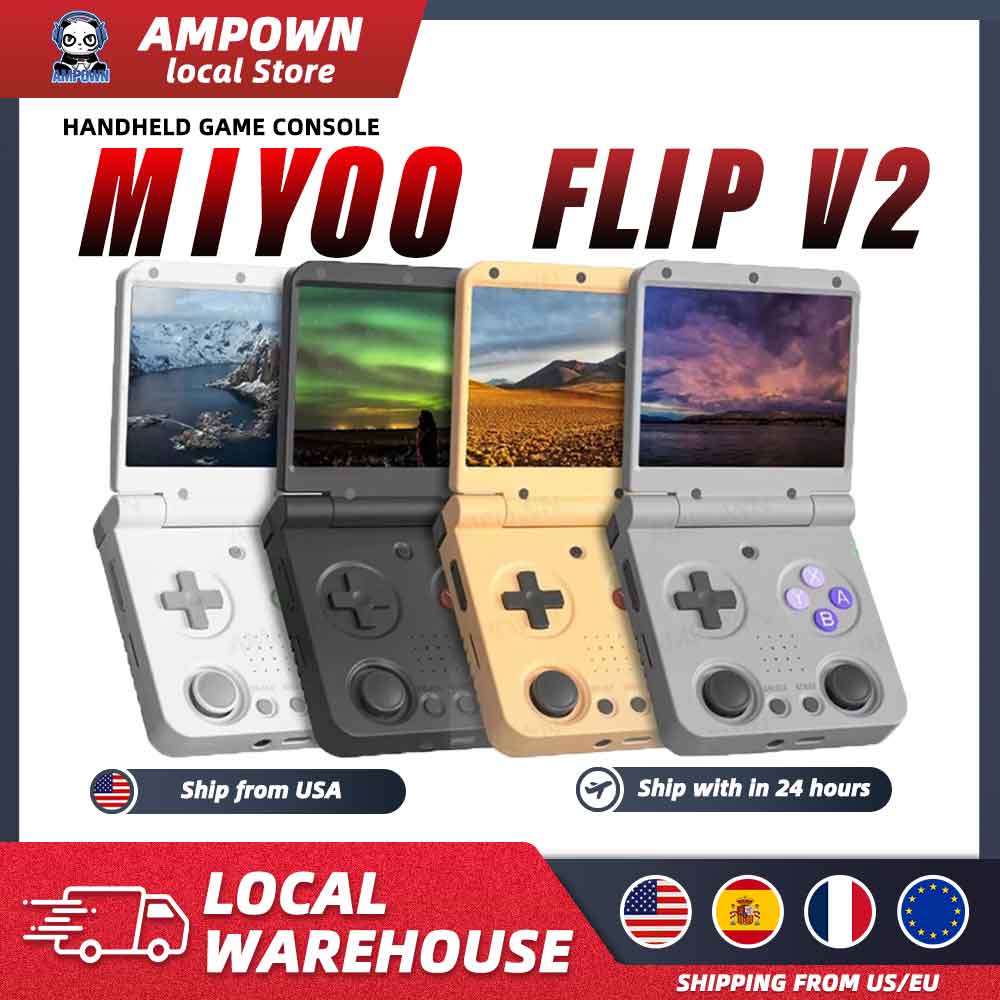 Retro Gaming On Linux - MIYOO Flip V2 El Tipi Oyun