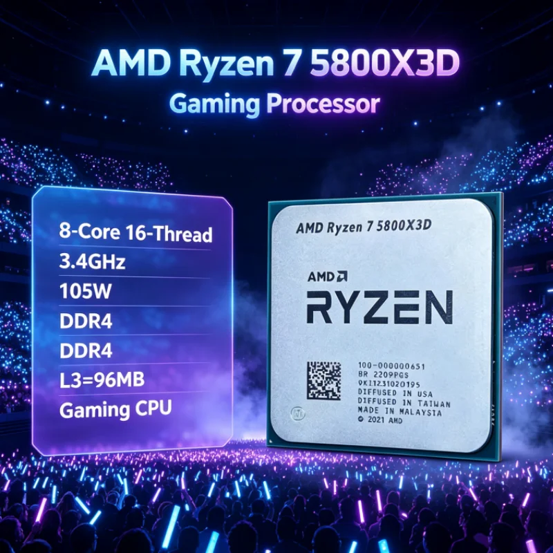 Amd Cpu Ryzen 7 - AMD R7 5800X3D 96 MB Oyun