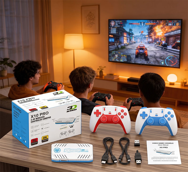 Retro Gaming For Tv - X10 PRO Retro El Oyun Konsolu