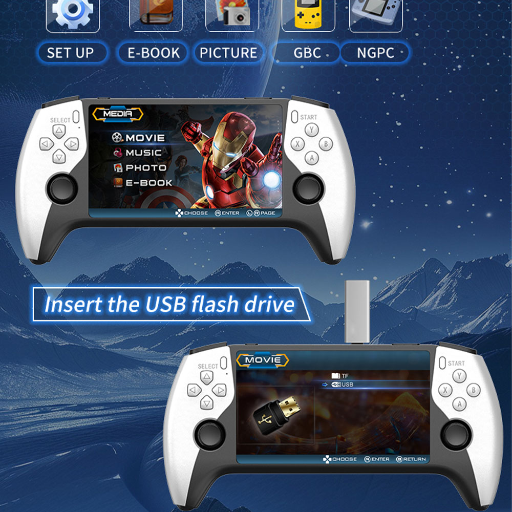 2026 Yeni SF3500 5 İnç El Tipi - Retro Gaming Gadgets incelemesi ve fiyatı