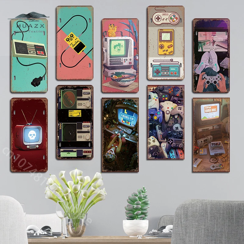 Vintage Oyun Metal Tabelası Re - Retro Gaming For Tv incelemesi ve fiyatı