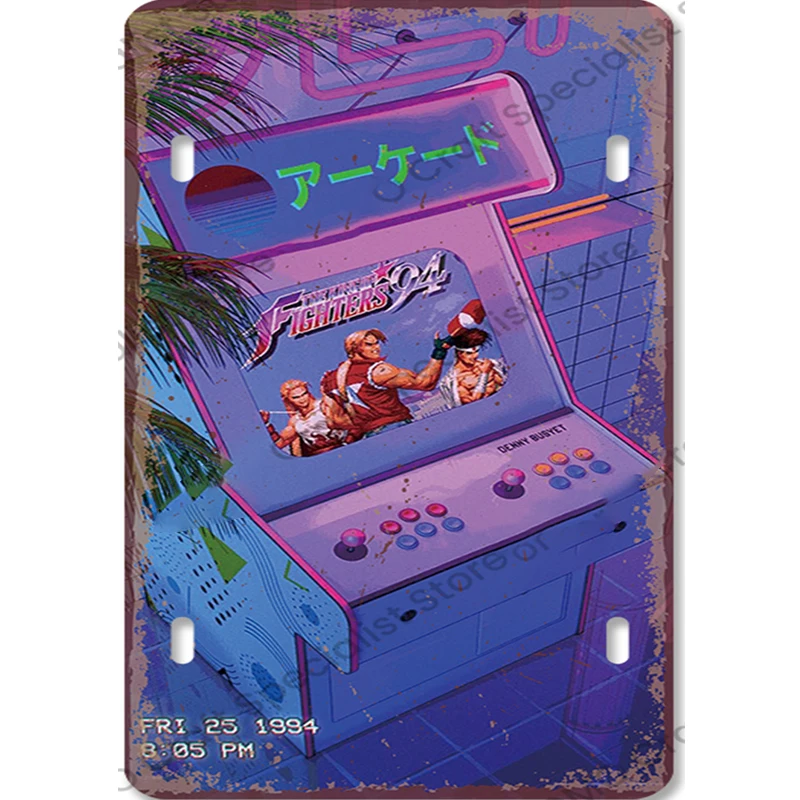 Vintage Oyun Metal Tabelası Re - Retro Gaming For Tv incelemesi ve fiyatı