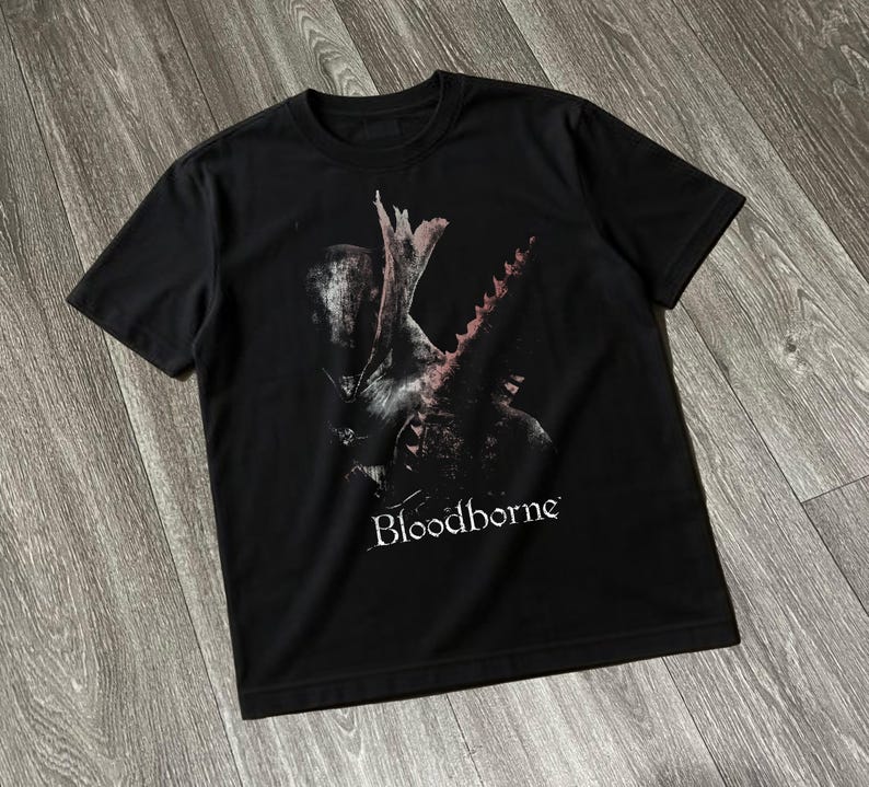 Bloodborne Dark Souls oyun tiş - Retro Gaming T Shirt incelemesi ve fiyatı