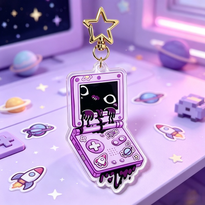 Ürpertici Oyun Konsolu Akrilik - Retro Gaming Keychain incelemesi ve fiyatı