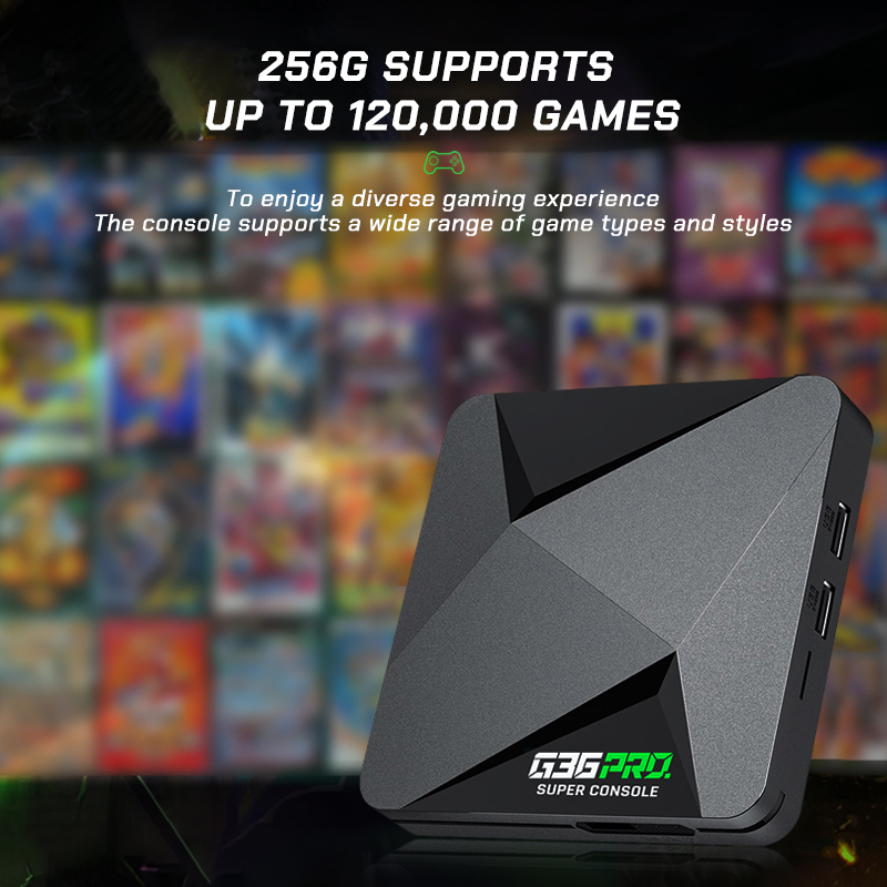 Süper G36 Pro Oyun Konsolu 256 - Retro Gaming Tv Box incelemesi ve fiyatı
