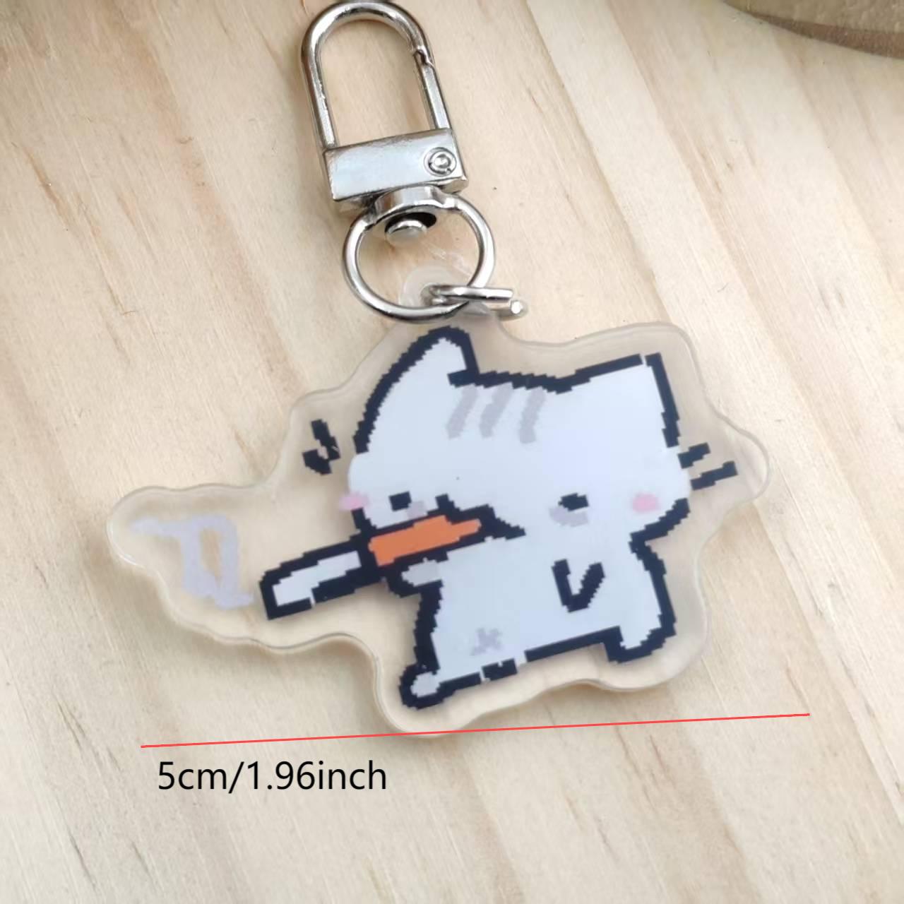 2d Düz Pikselli Kedi Anahtarlı - Retro Gaming Keychain incelemesi ve fiyatı