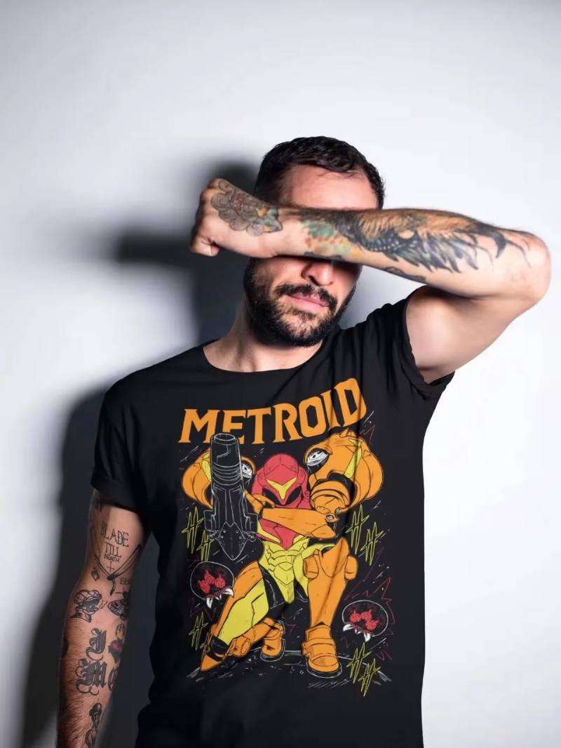 Erkek ve Kadın Yazlık Saf Pamu - Retro Gaming T Shirt incelemesi ve fiyatı