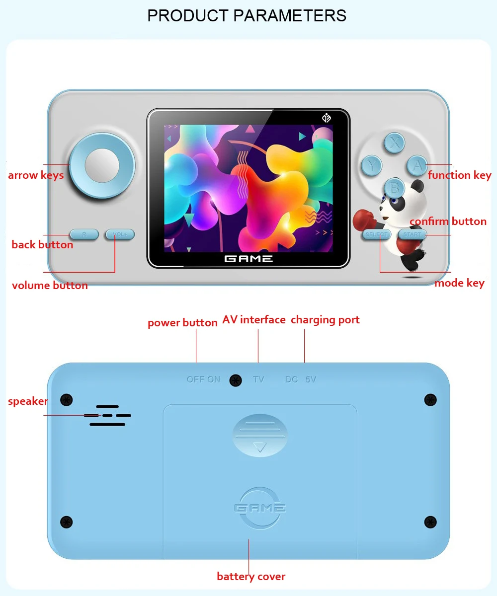 Yeni S5 Mini Retro Video Oyun  - Retro Gaming Gadgets incelemesi ve fiyatı