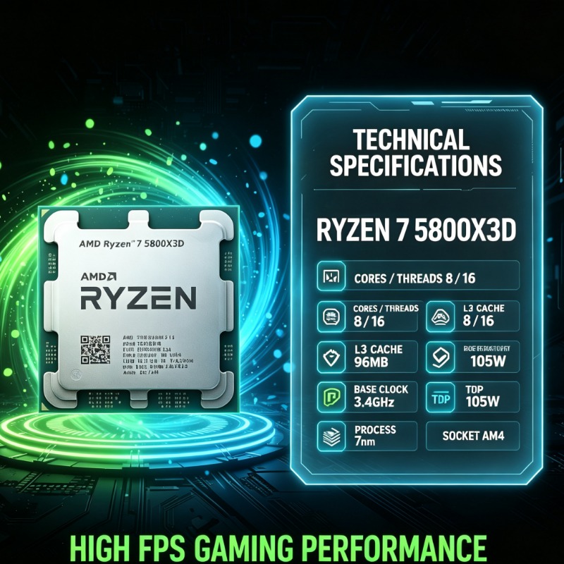 96MB Büyük Önbellekli AMD Ryze - Amd Cpu Ryzen 7 incelemesi ve fiyatı