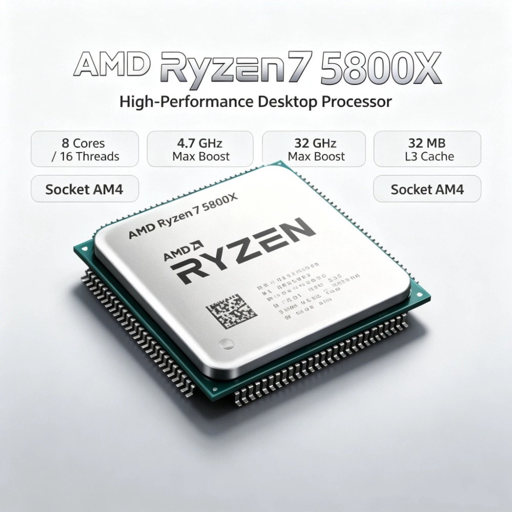 AMD Ryzen 7 5800X Kilitsiz Ove - Amd Cpu Ryzen 7 incelemesi ve fiyatı