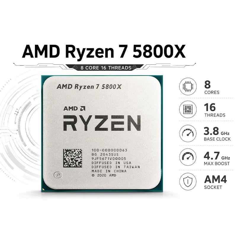 AMD Ryzen 7 5800X Kilitsiz Ove - Amd Cpu Ryzen 7 incelemesi ve fiyatı